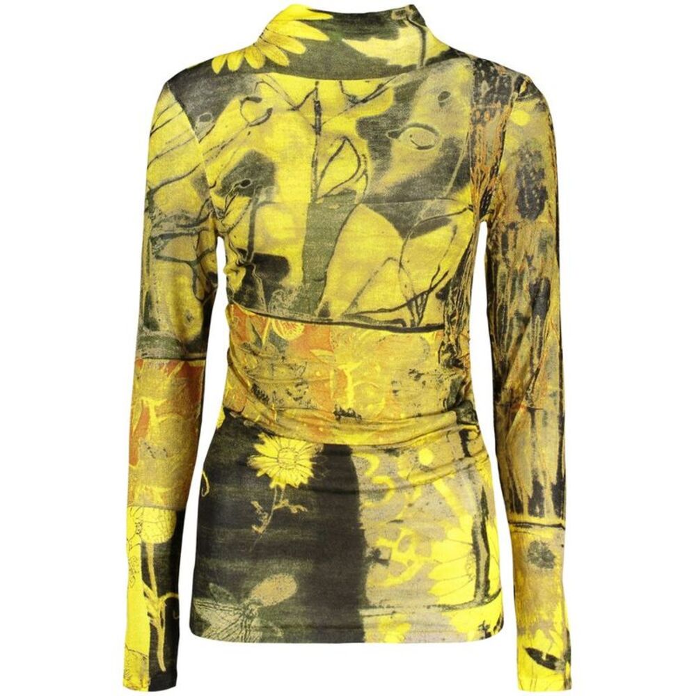 Desigual Yellow Viscose Women's Women's Top